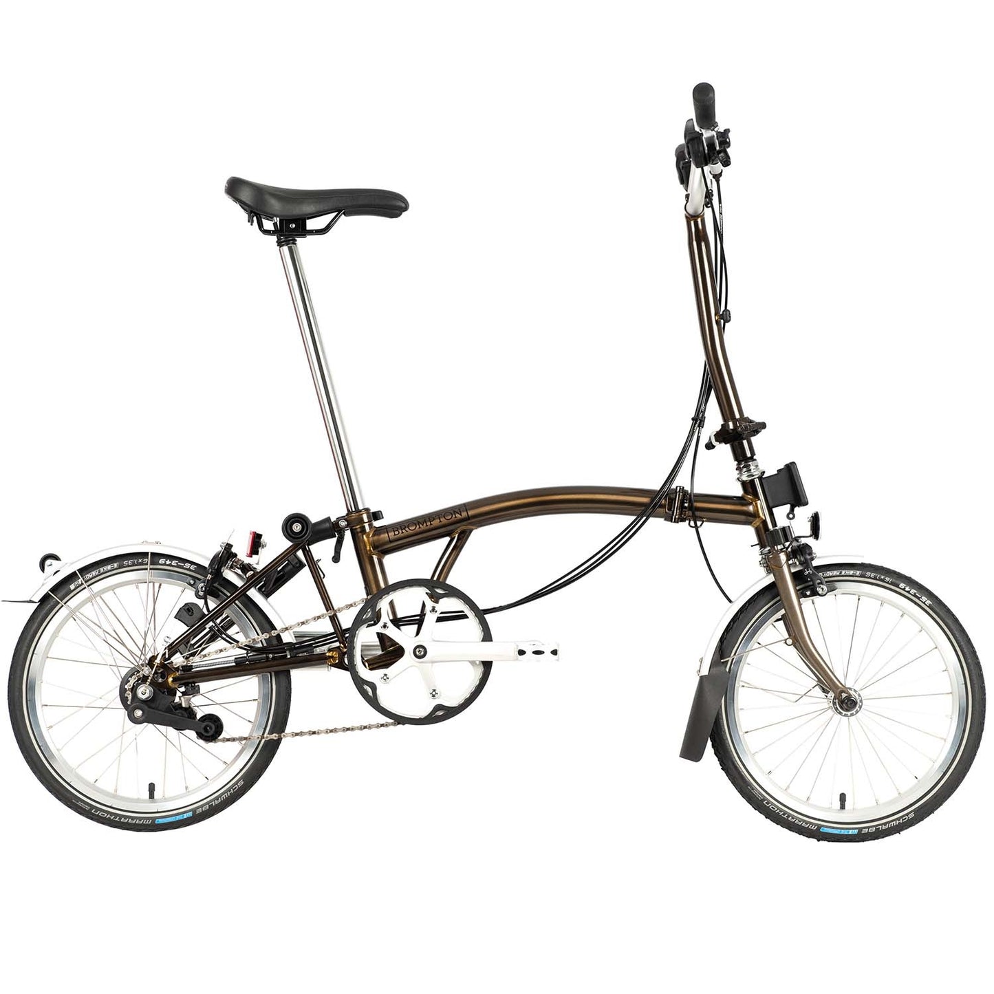 Brompton C Line 6 Speed Folding Bike (Silver Edition)