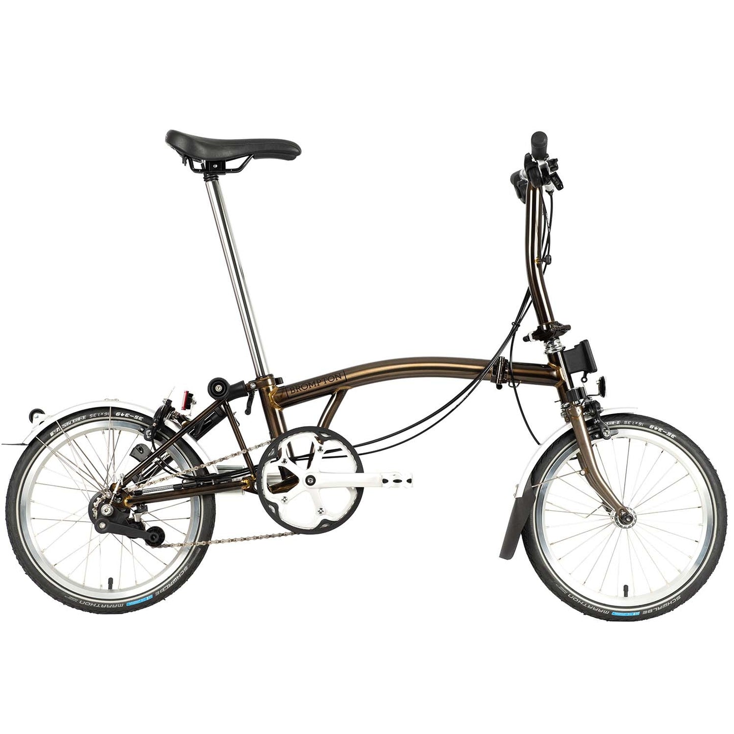 Brompton C Line 6 Speed Folding Bike (Silver Edition)