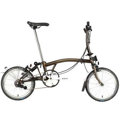 Brompton C Line 6 Speed Folding Bike (Silver Edition)
