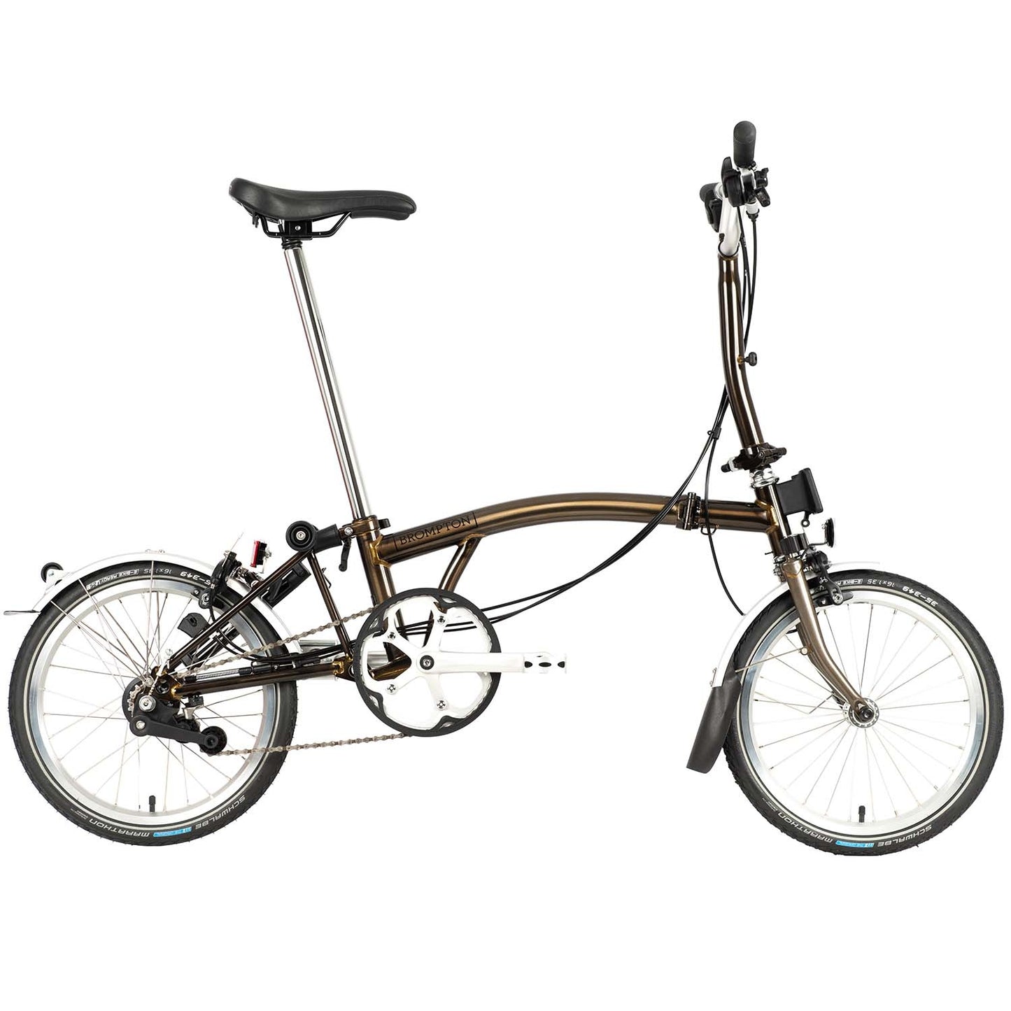 Brompton C Line 6 Speed Folding Bike (Silver Edition)