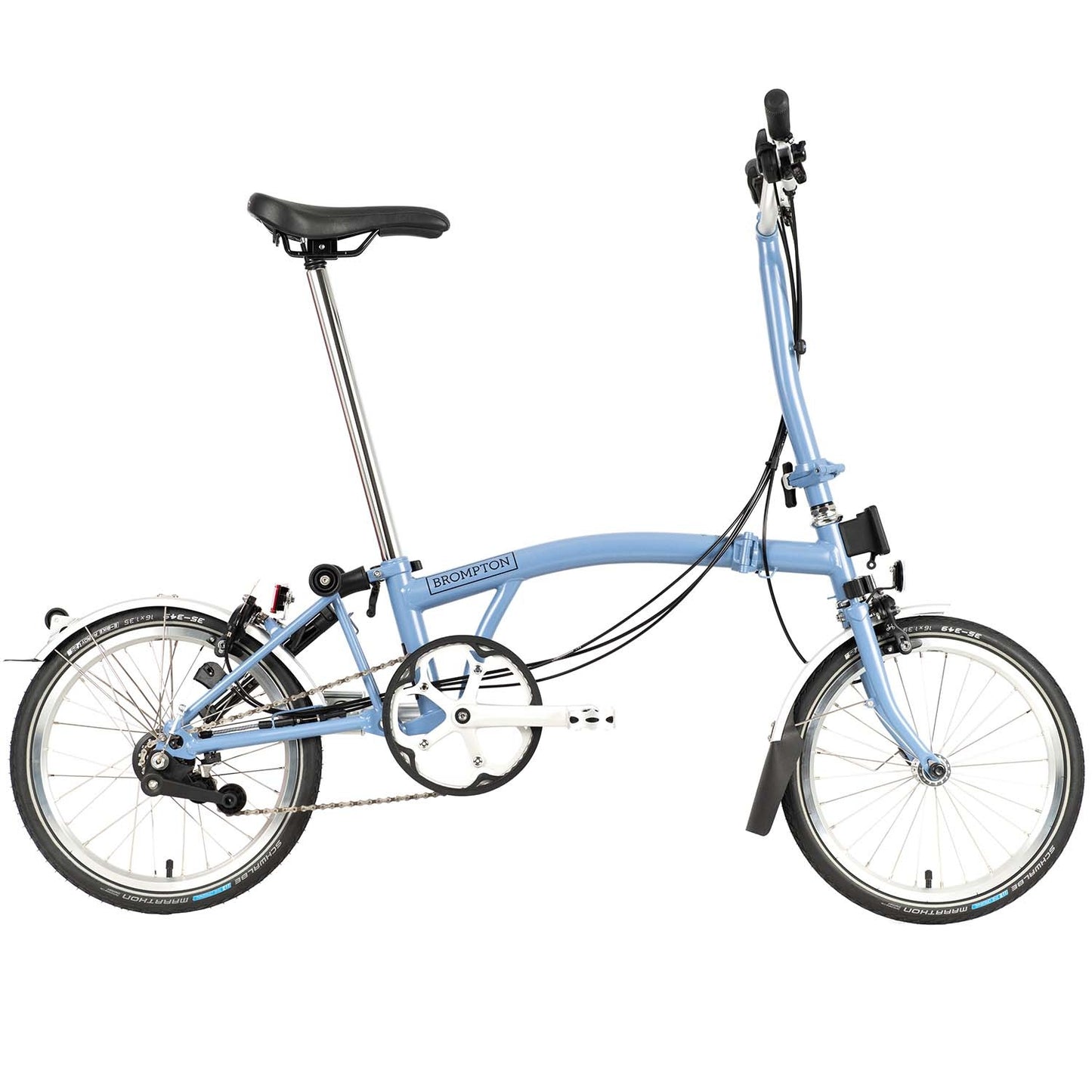 Brompton C Line 6 Speed Folding Bike (Silver Edition)