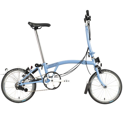 Brompton C Line 6 Speed Folding Bike (Silver Edition)