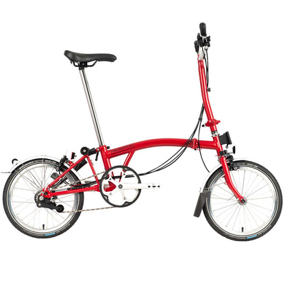 Brompton C Line 6 Speed Folding Bike (Silver Edition)