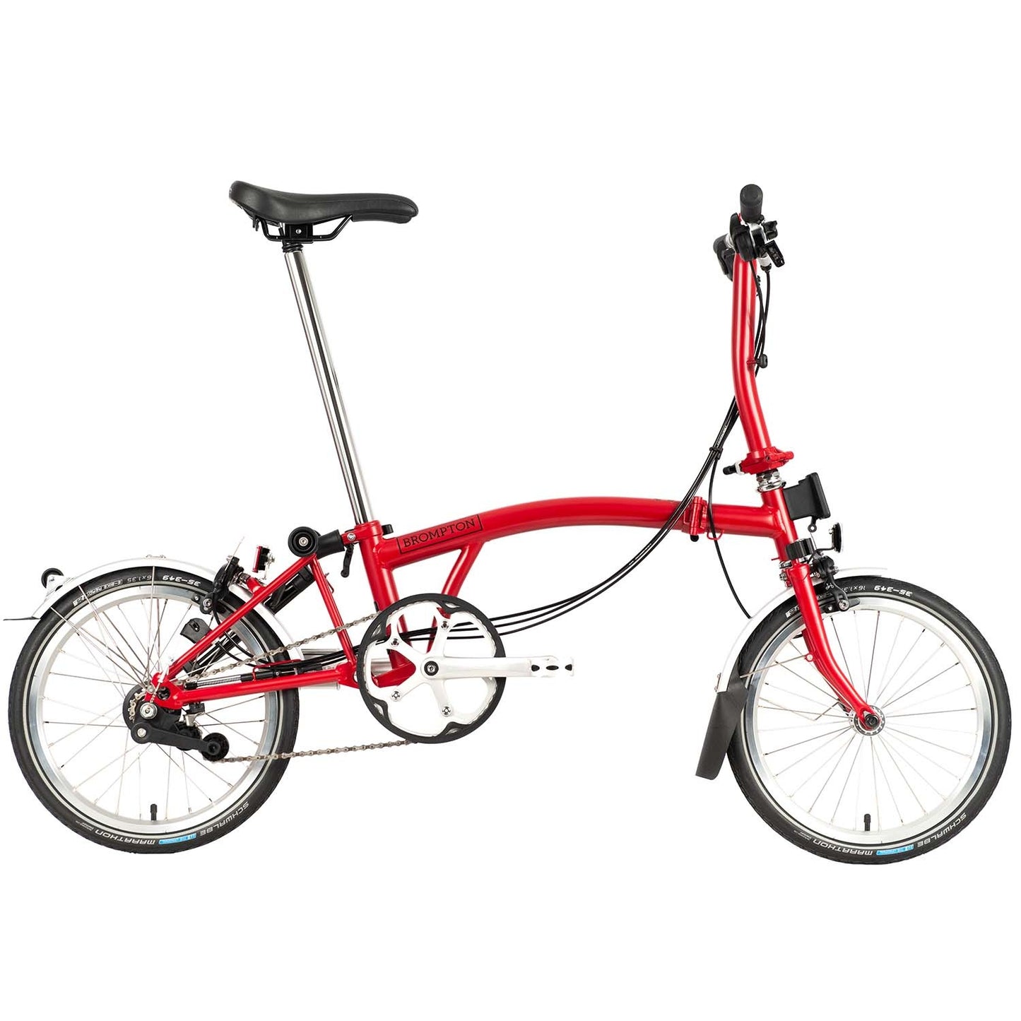 Brompton C Line 6 Speed Folding Bike (Silver Edition)