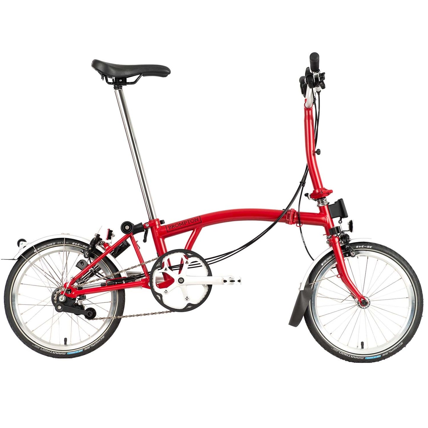 Brompton C Line 6 Speed Folding Bike (Silver Edition)