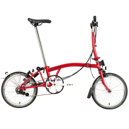 Brompton C Line 6 Speed Folding Bike (Silver Edition)