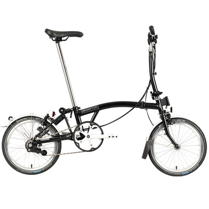 Brompton C Line 6 Speed Folding Bike (Silver Edition)
