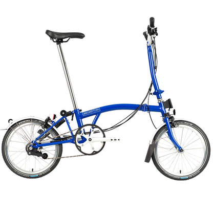 Brompton C Line 6 Speed Folding Bike (Silver Edition)