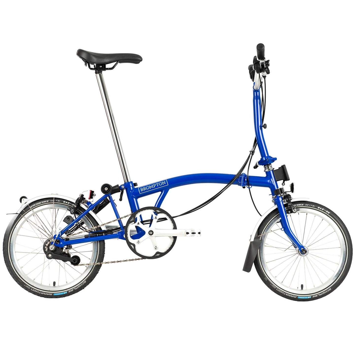 Brompton C Line 6 Speed Folding Bike (Silver Edition)