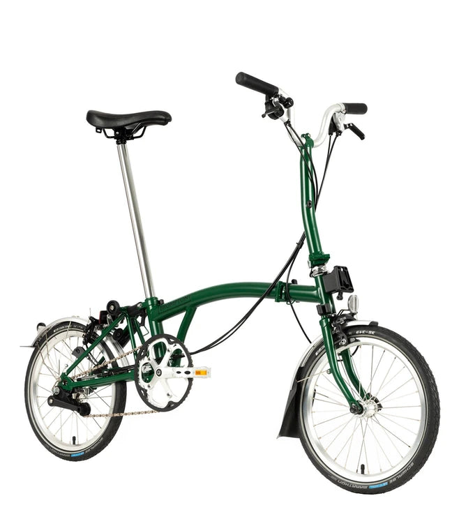 Brompton C Line 6 Speed Folding Bike (Silver Edition)