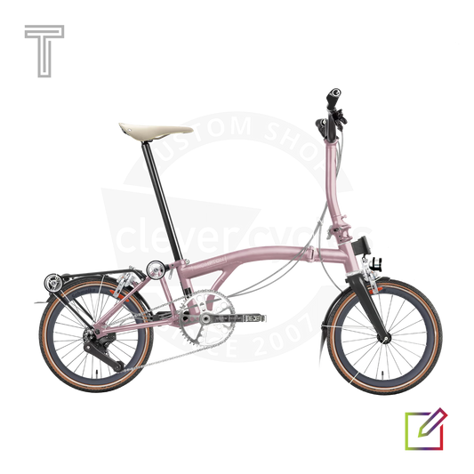 T Line - Brompton Custom Shop - Rosé All Day Edition