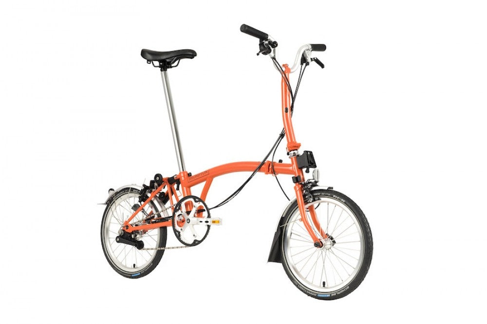 Brompton C Line 6 Speed Folding Bike (Silver Edition)