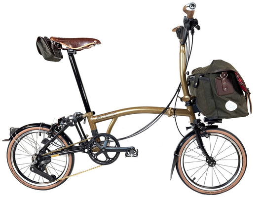 Brompton P Line 12 Speed Omakase Limited Edition Bronze - Mid