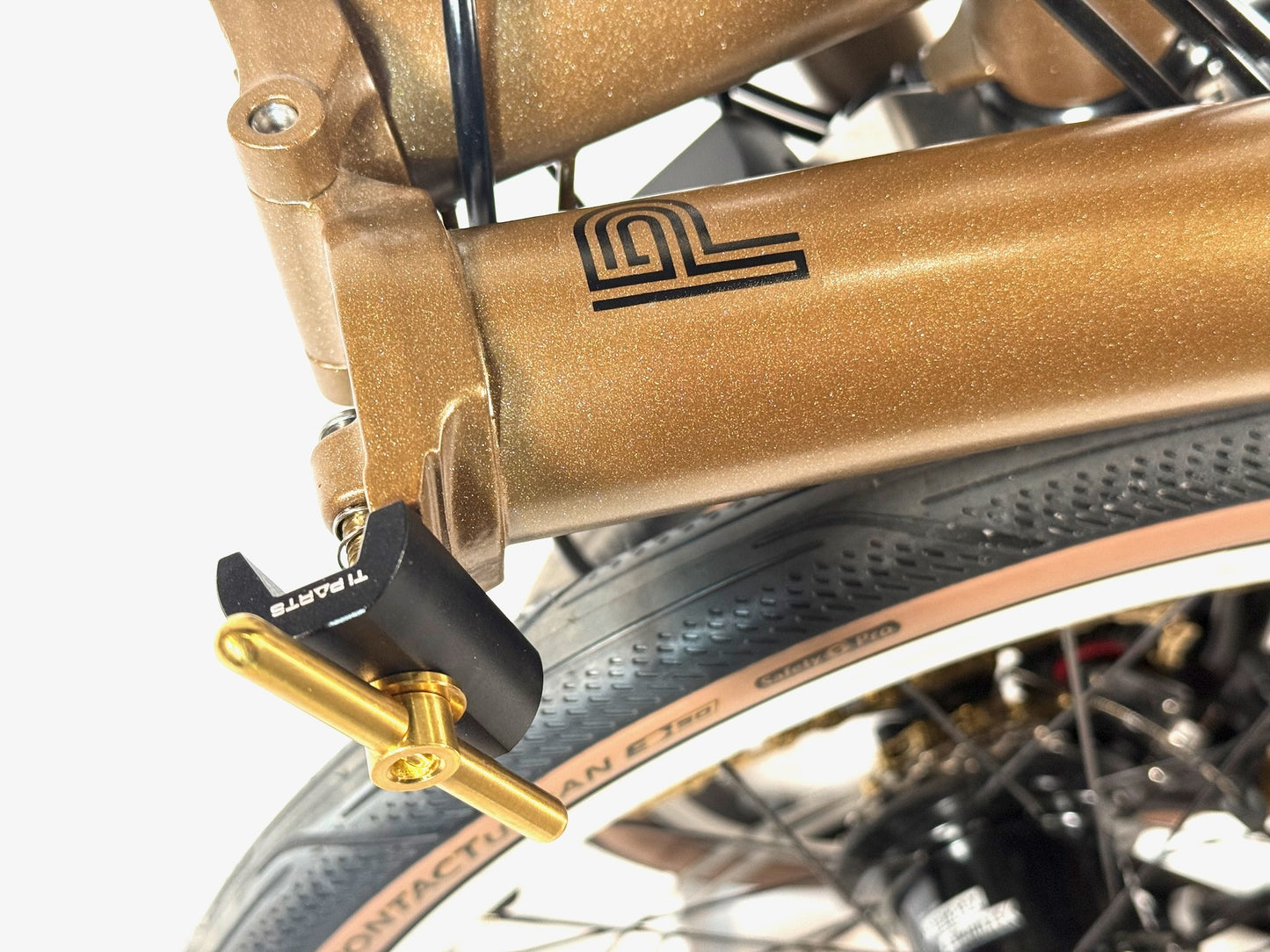 Brompton P Line 12 Speed Omakase Limited Edition Bronze - Mid