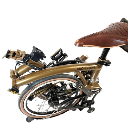 Brompton P Line 12 Speed Omakase Limited Edition Bronze - Mid