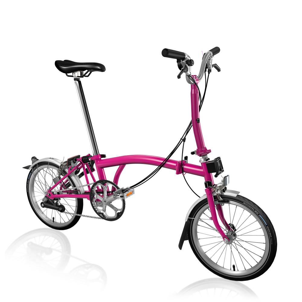 Brompton C Line 6 Speed Folding Bike (Silver Edition)