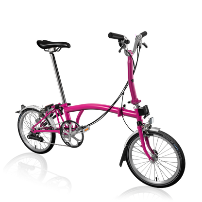 Brompton C Line 6 Speed Folding Bike (Silver Edition)