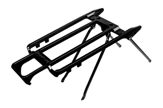 Brompton Rack and Stays 6mm holes Black - QRACK-BK