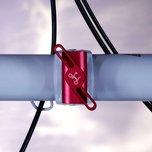 Brompton Colourlab Hinge Clamps Red