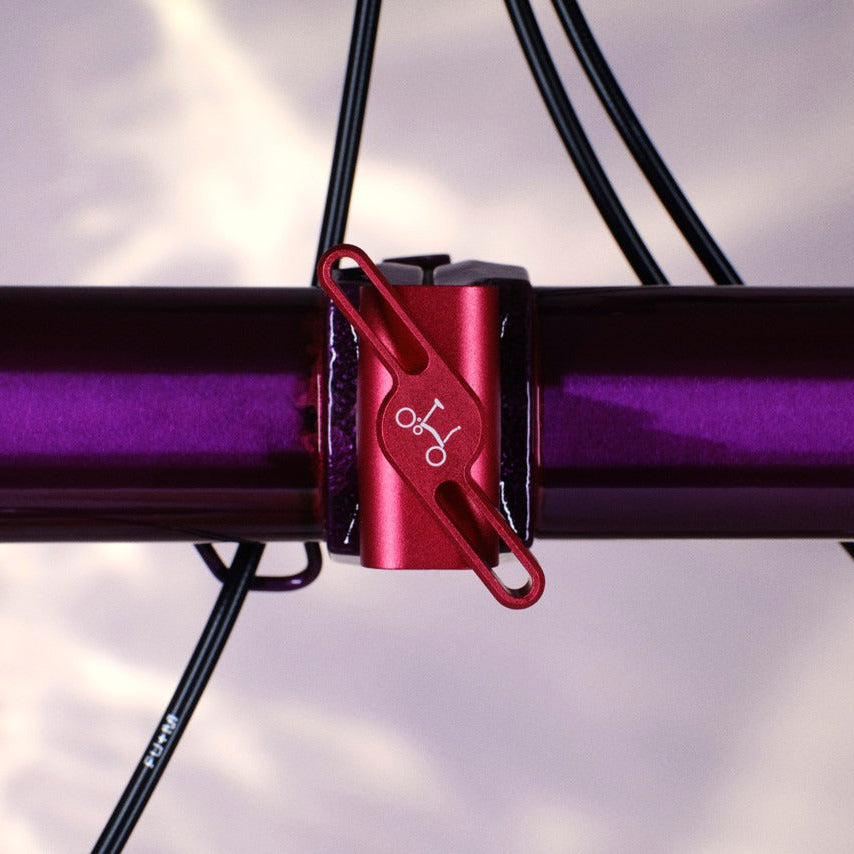 Brompton Colourlab Hinge Clamps Red