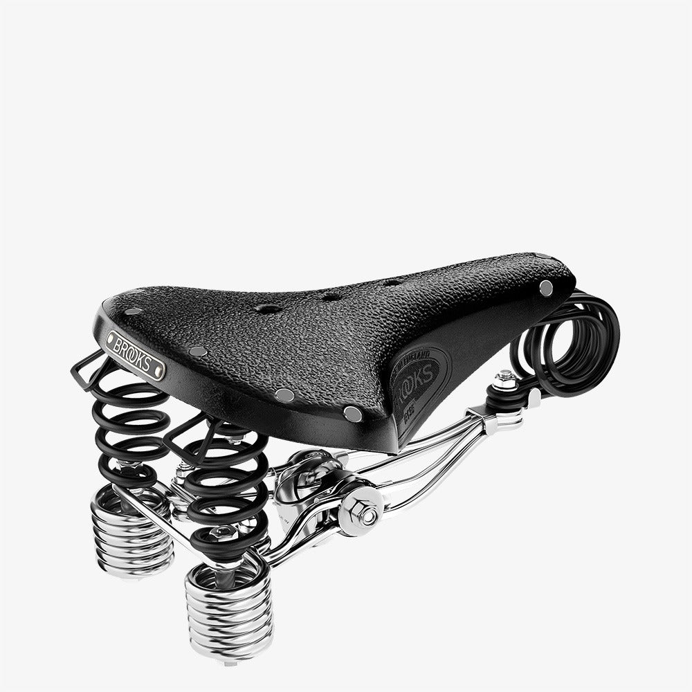 Brooks B135, Double Sprung, Double Rail, Leather Saddle