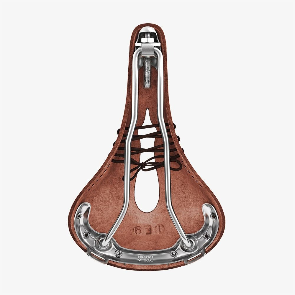 Brooks B17 Imperial Carved Leather Saddle, Antique Brown