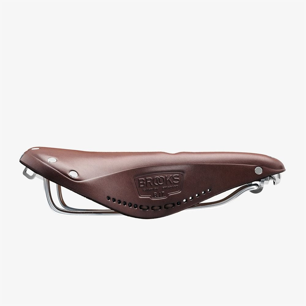 Brooks B17 Imperial Carved Leather Saddle, Antique Brown