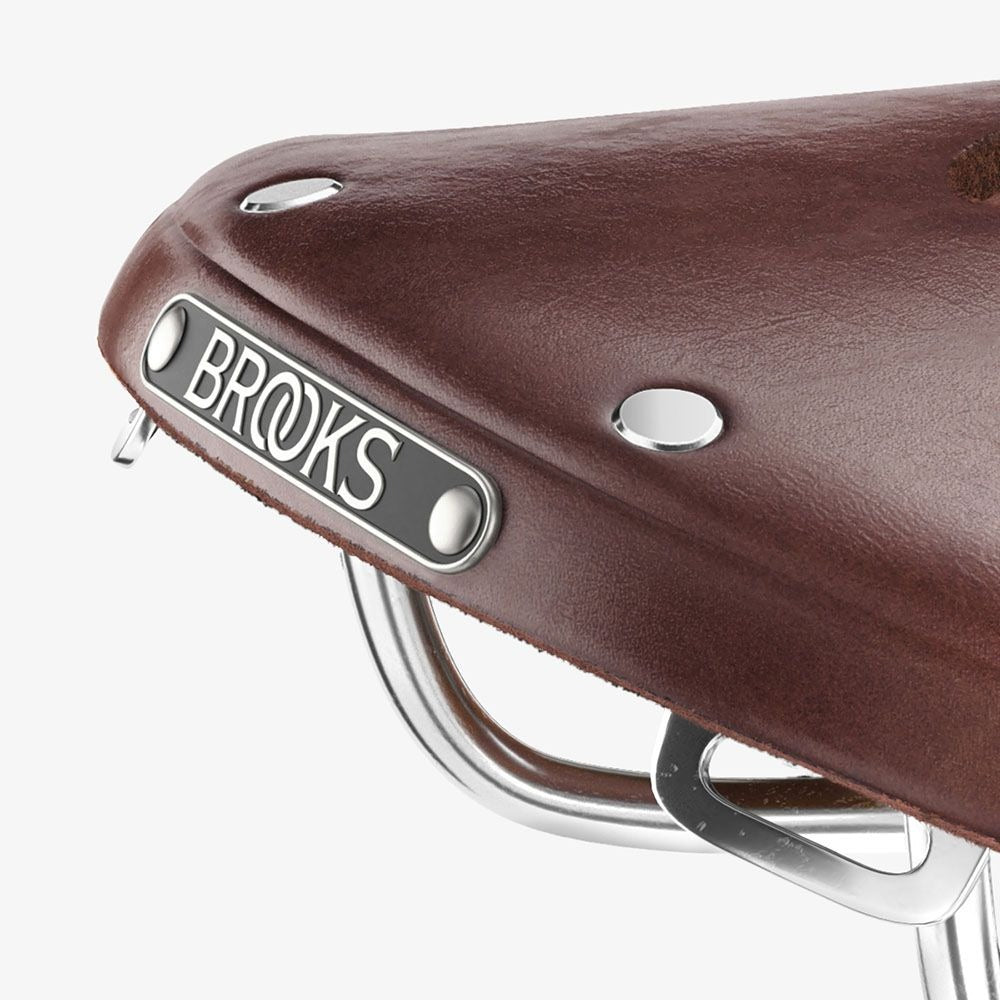 Brooks B17 Imperial Carved Leather Saddle, Antique Brown