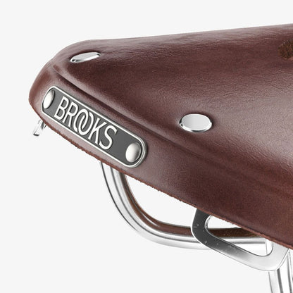 Brooks B17 Imperial Carved Leather Saddle, Antique Brown