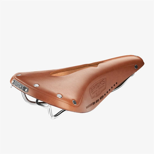 Brooks B17 Imperial Carved Leather Saddle, Honey