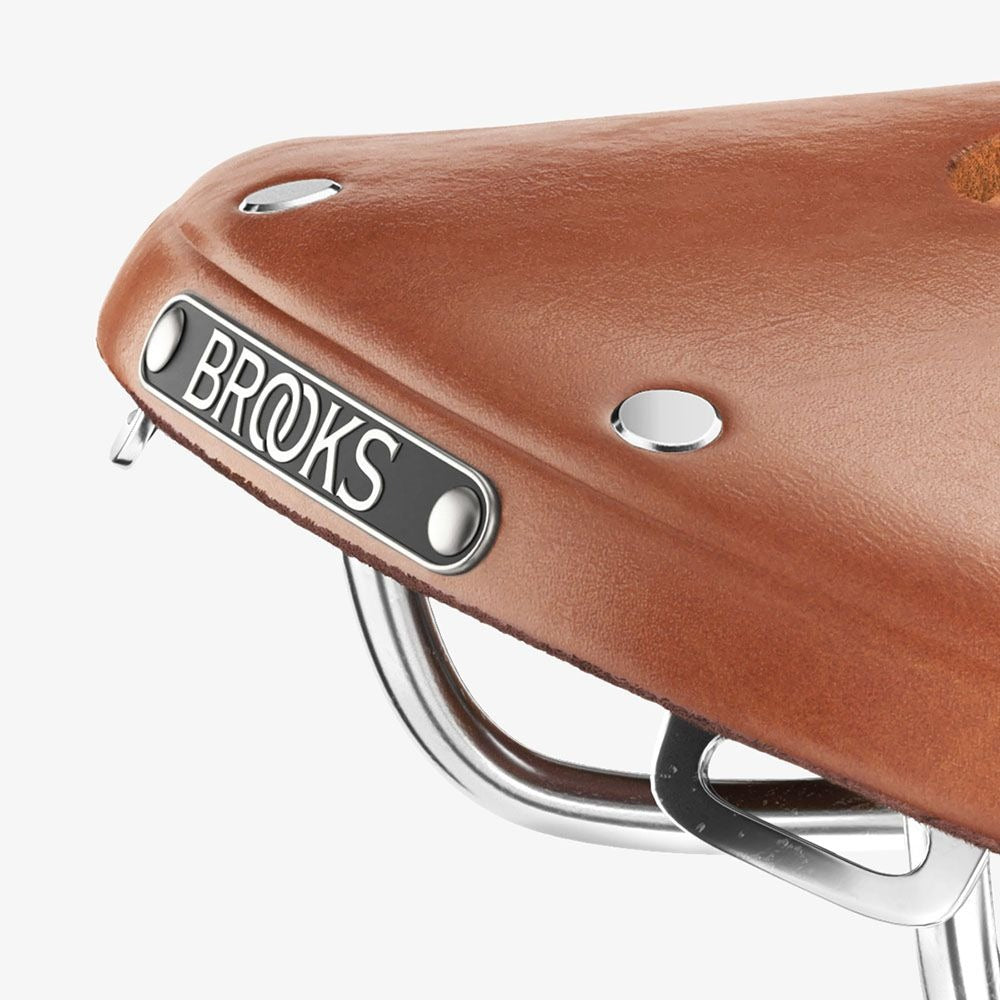 Brooks B17 Imperial Carved Leather Saddle, Honey