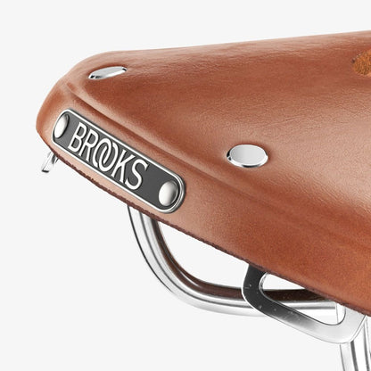 Brooks B17 Imperial Carved Leather Saddle, Honey