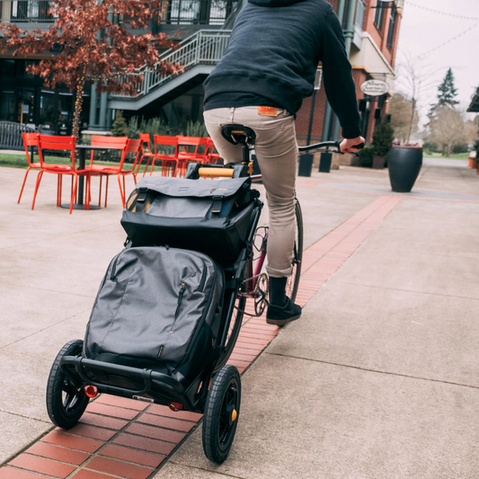 Burley Travoy Cargo Trailer, Cool Grey