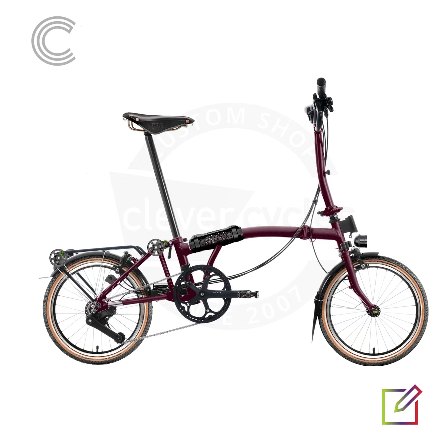 C Line - Brompton Custom Shop - Cascadia Subduction Zone Tourist