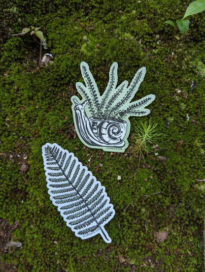 ilikesara | art + goods - Sticker | wood fern - waterproof uv-resistant vinyl plant decal