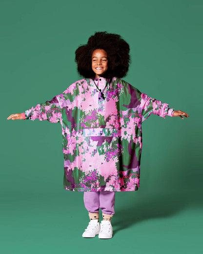 Rainkiss Kids Rain Poncho Digi Spring Camo