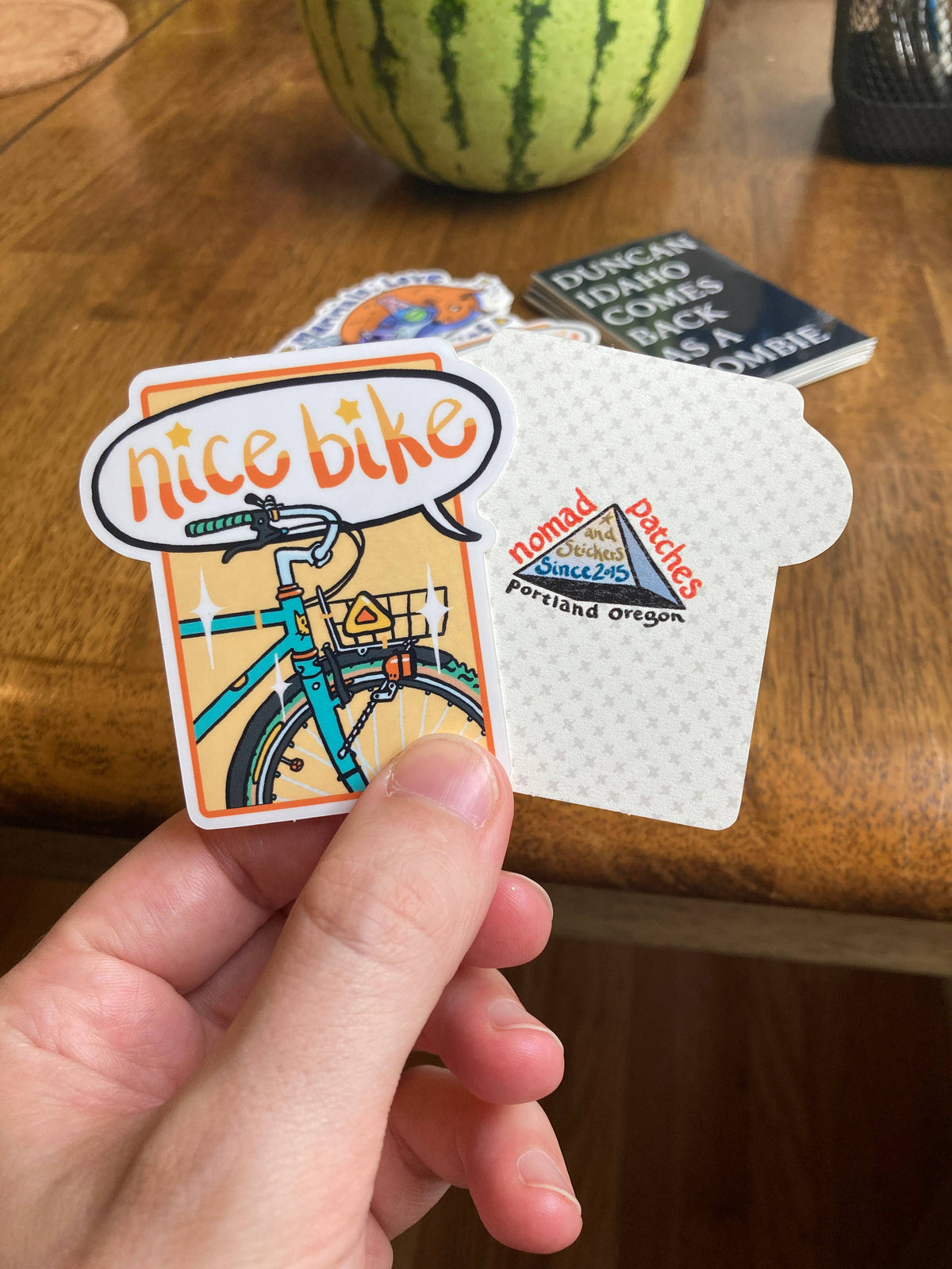 Nomad Patches - Nice Bike Sticker