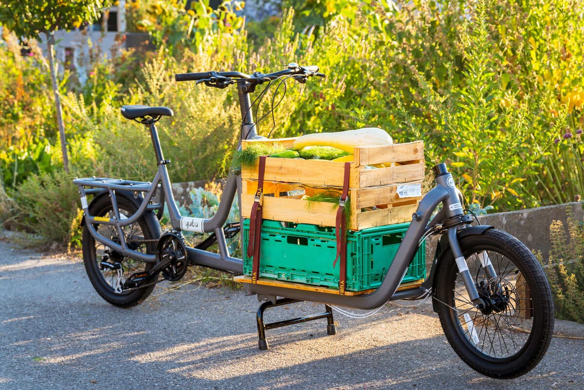 Yuba Supercargo Front Cargo Bike Grey