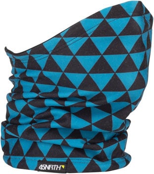 45NRTH Vindkast Reversible Neck Gaiter - Teal/Black, One Size