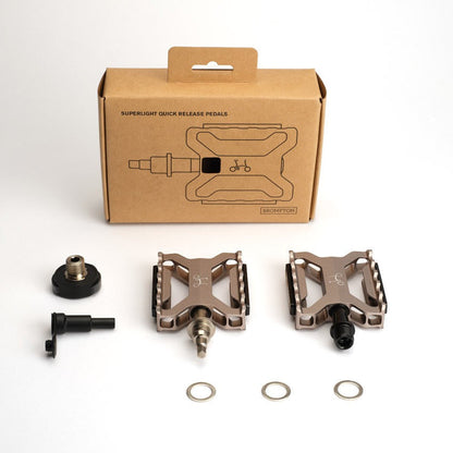 pedale brompton Brompton ColourLab Superlight Quick Release Pedals – Clever Cycles
