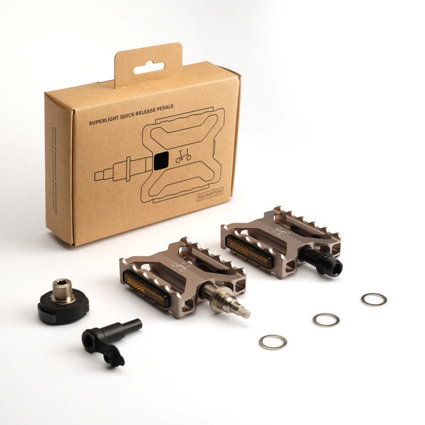 Brompton ColourLab Superlight Quick Release Pedals – Clever Cycles