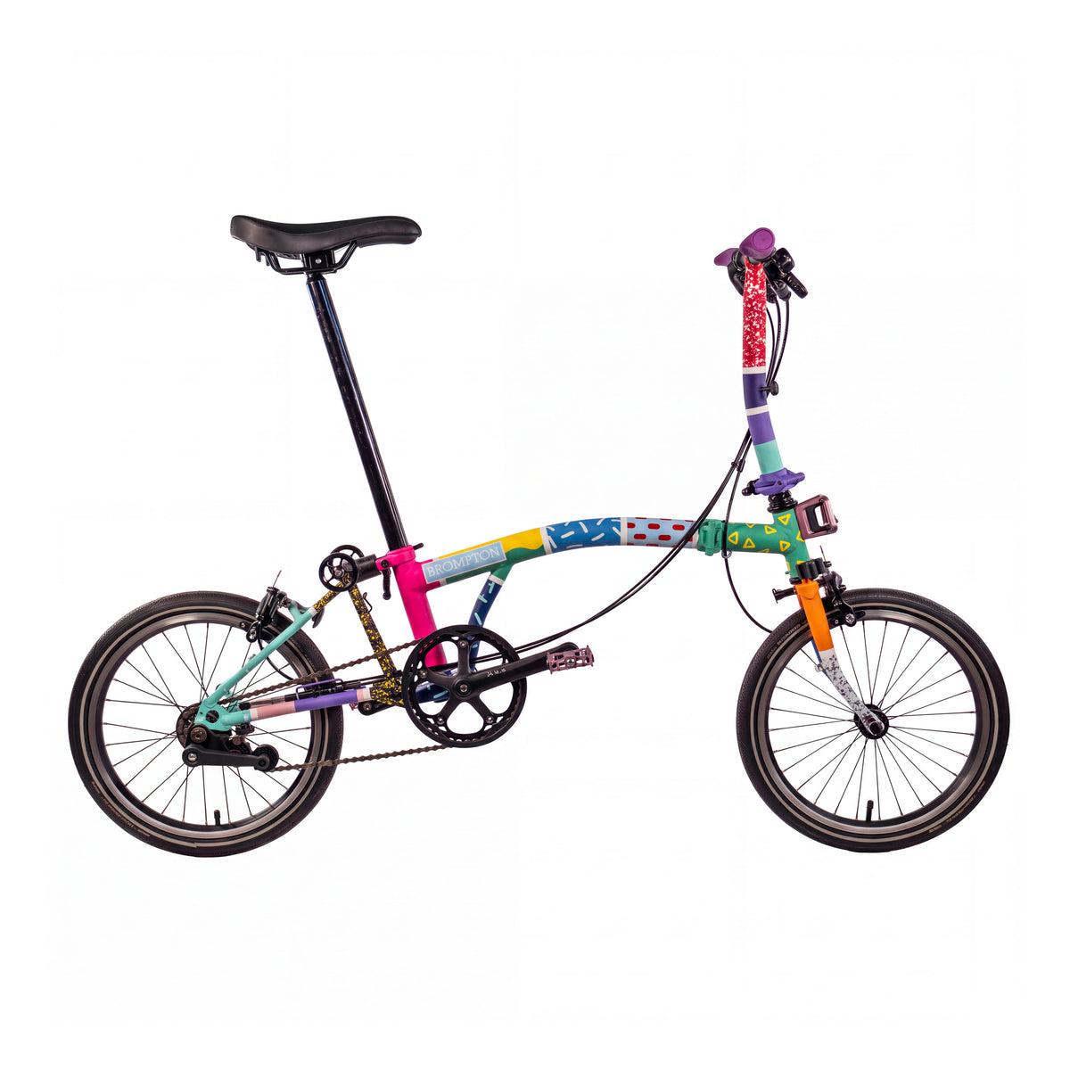 Brompton Custom Shop x Curtis Bullock Wild Style Brompton Low 2 Speed
