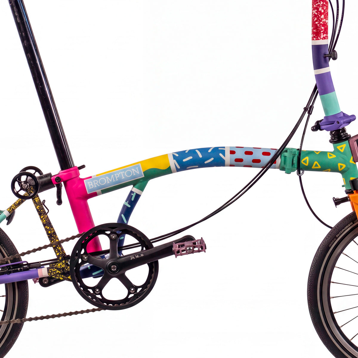 Brompton Custom Shop x Curtis Bullock Wild Style Brompton Low 2 Speed