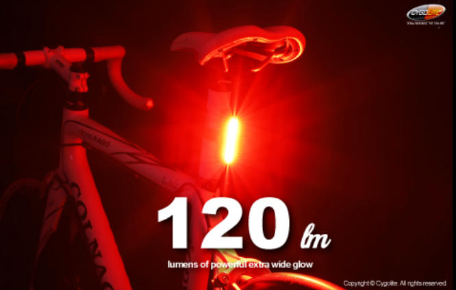 Cygolite Hotrod 120 USB Rechargeable Rear Light