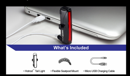 Cygolite, Hotrod 50 USB Tail light - 50 lumens