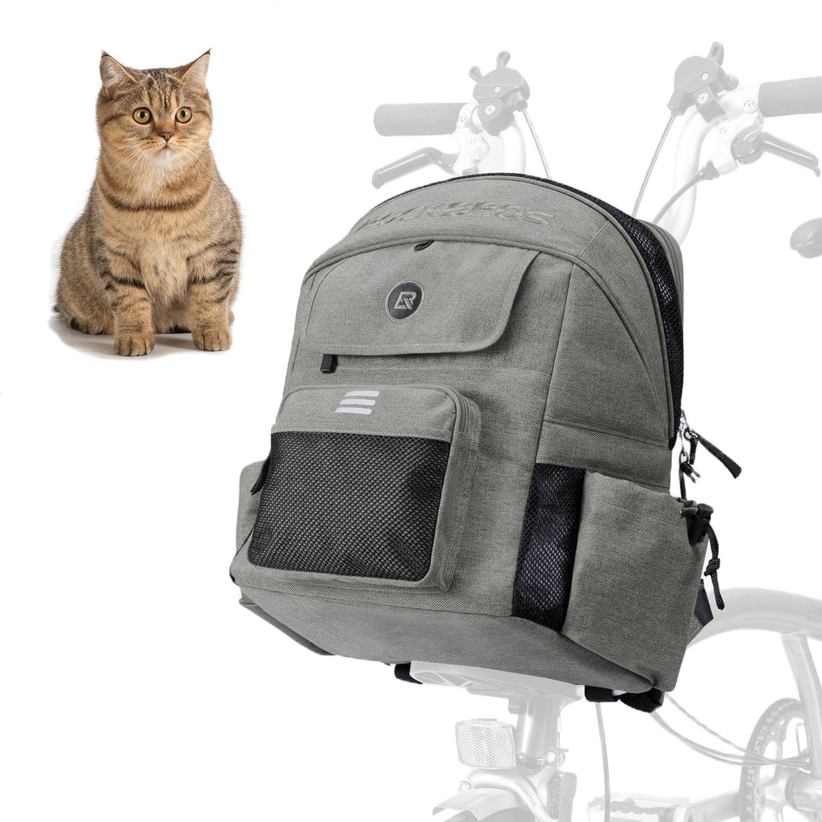 ROCKBROS - Foldable Pet Handlebar Bike Bag - 21L
