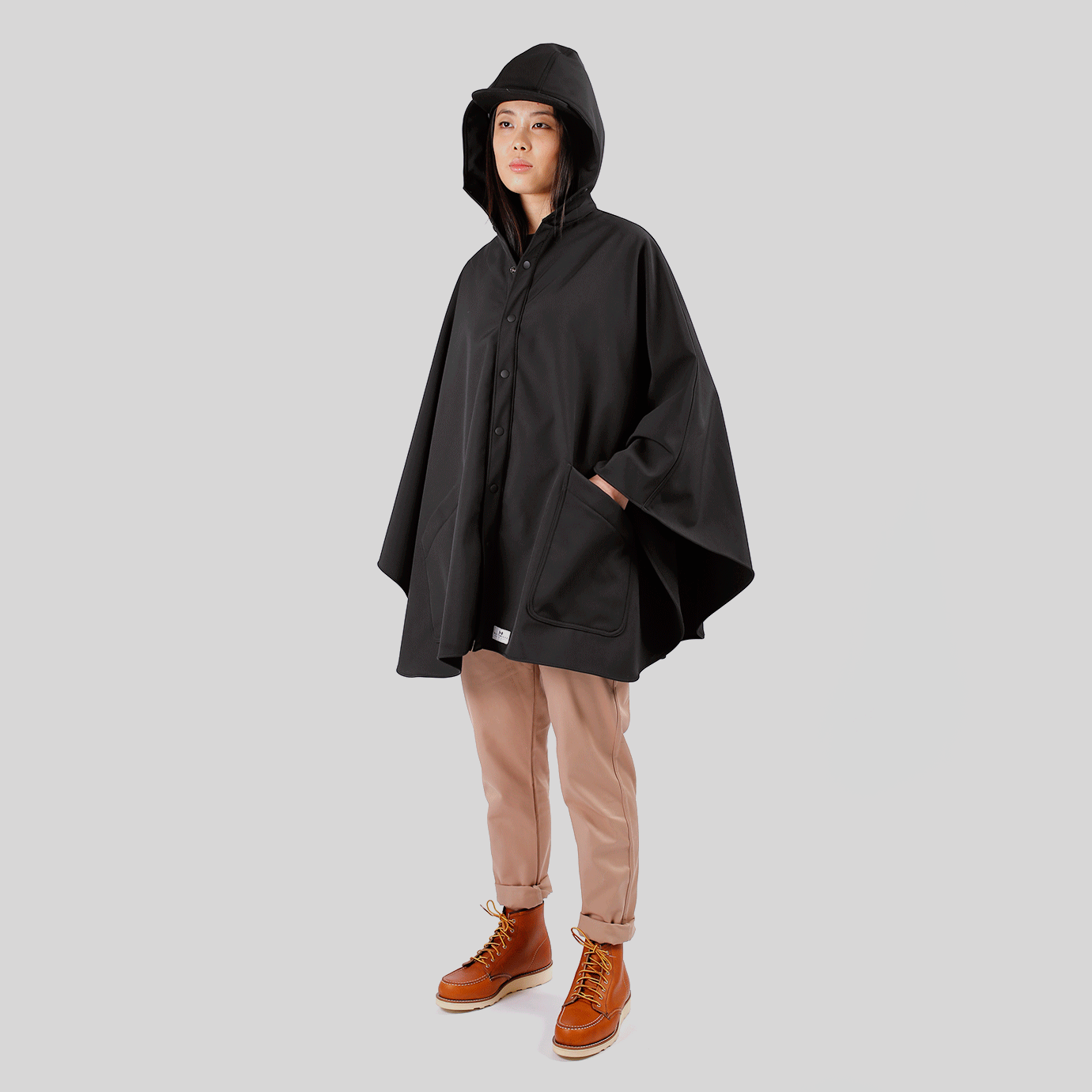 Muttonhead - Rain Poncho - Black