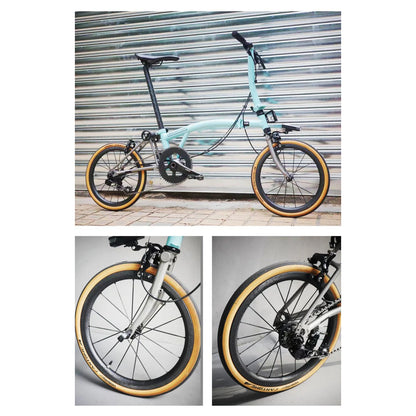 DairsCyclin 16" 349 680g Carbon Wheelset for Brompton Bicycle