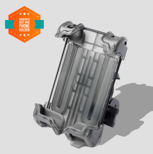 Delta Hefty Phone Holder Plus Smartphone Bike Mount - Clear Gray