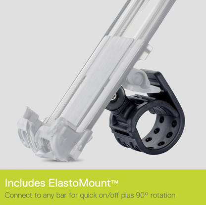 Delta Hefty Phone Holder Plus Smartphone Bike Mount - Clear Gray